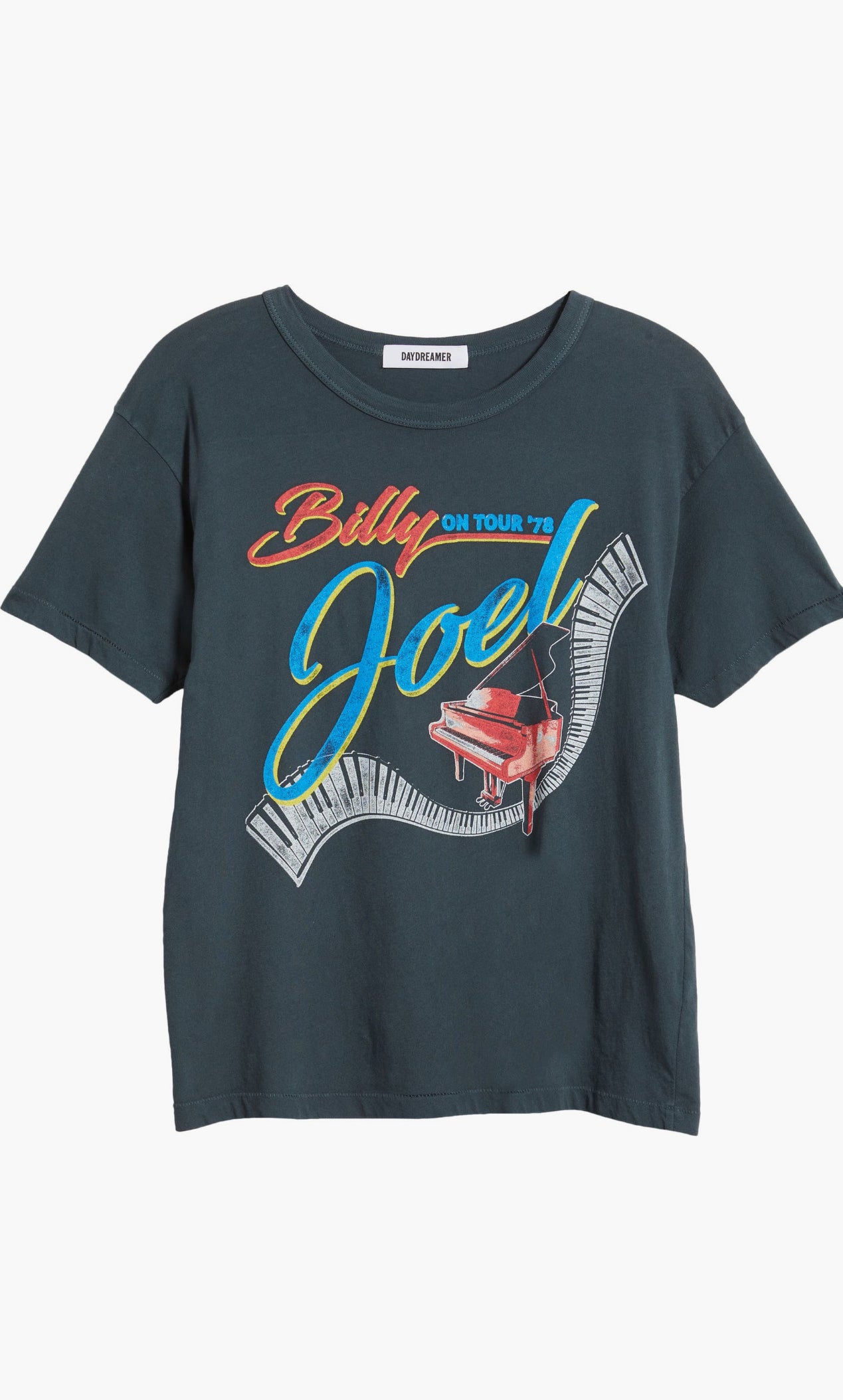 Billy Joel On Tour Cotton Graphic T-Shirt| DayDreamer