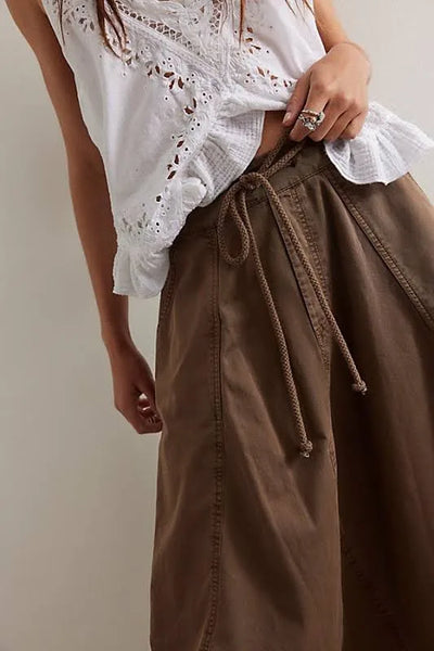 Willow Poplin Midi Skirt | Free People