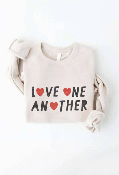 LOVE ONE ANOTHER Graphic Sweatshirt