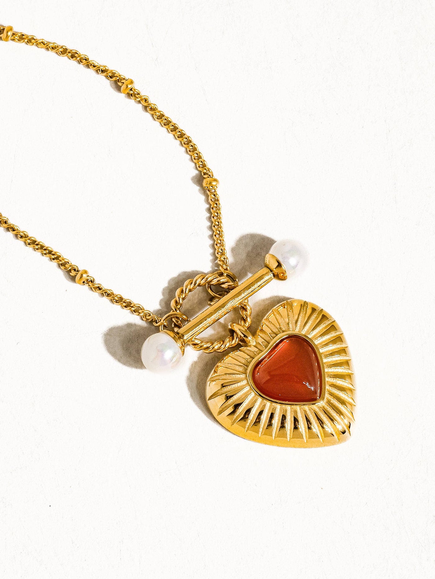 Havana Vintage Heart Chain Necklace