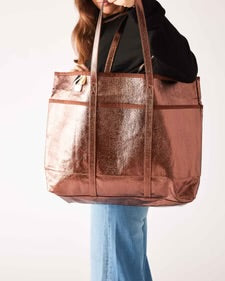 La Plaga Metallic Tote Bag | Mersea