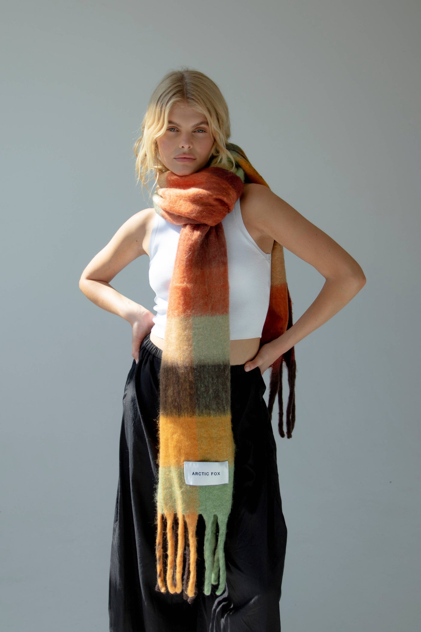 The Reykjavik Scarf - 100% Recycled - Kyoto Gardens