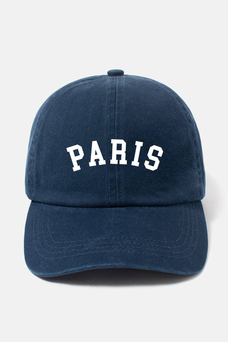 Paris Embroidery Cotton Hat