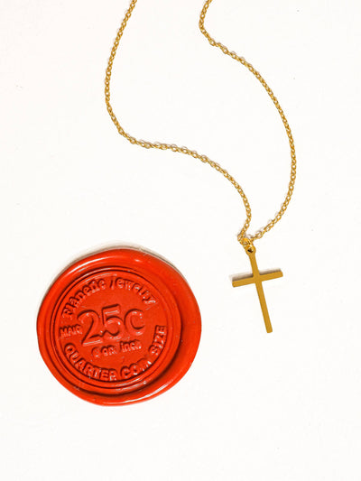 Tirza Small Cross Necklace