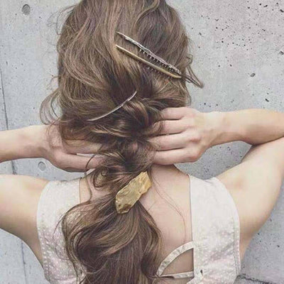 Metallic Gold Hair Comb