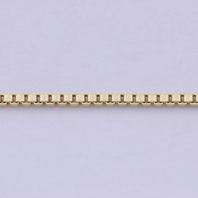 Flat Box Chain Necklace