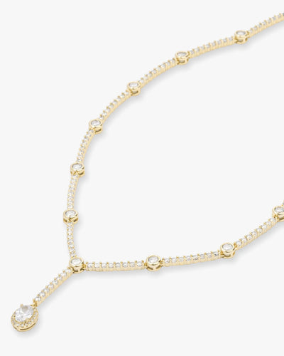 She's an Icon Lariat Necklace 16" | Melinda Maria