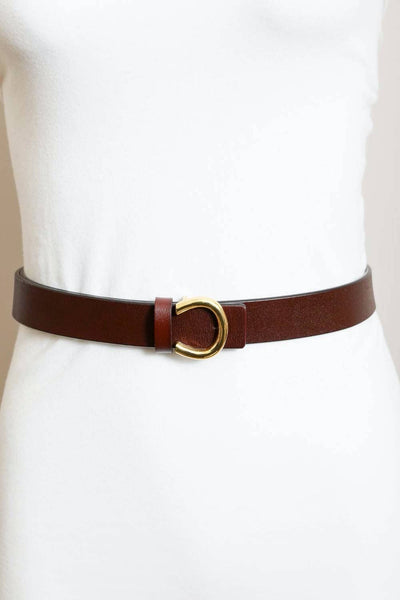 Minimalist Gold Horseshoe Belt