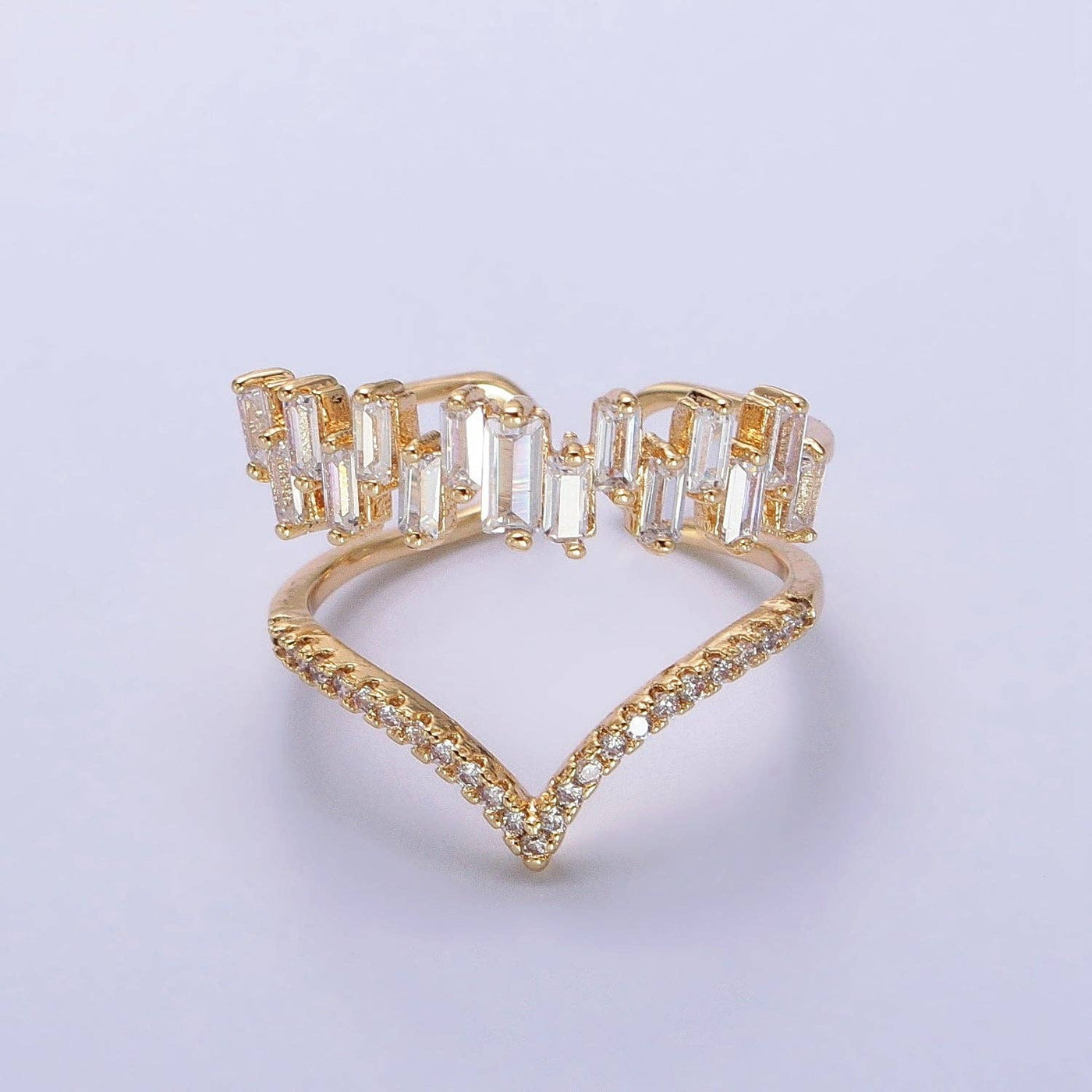 Pave Chevron Ring