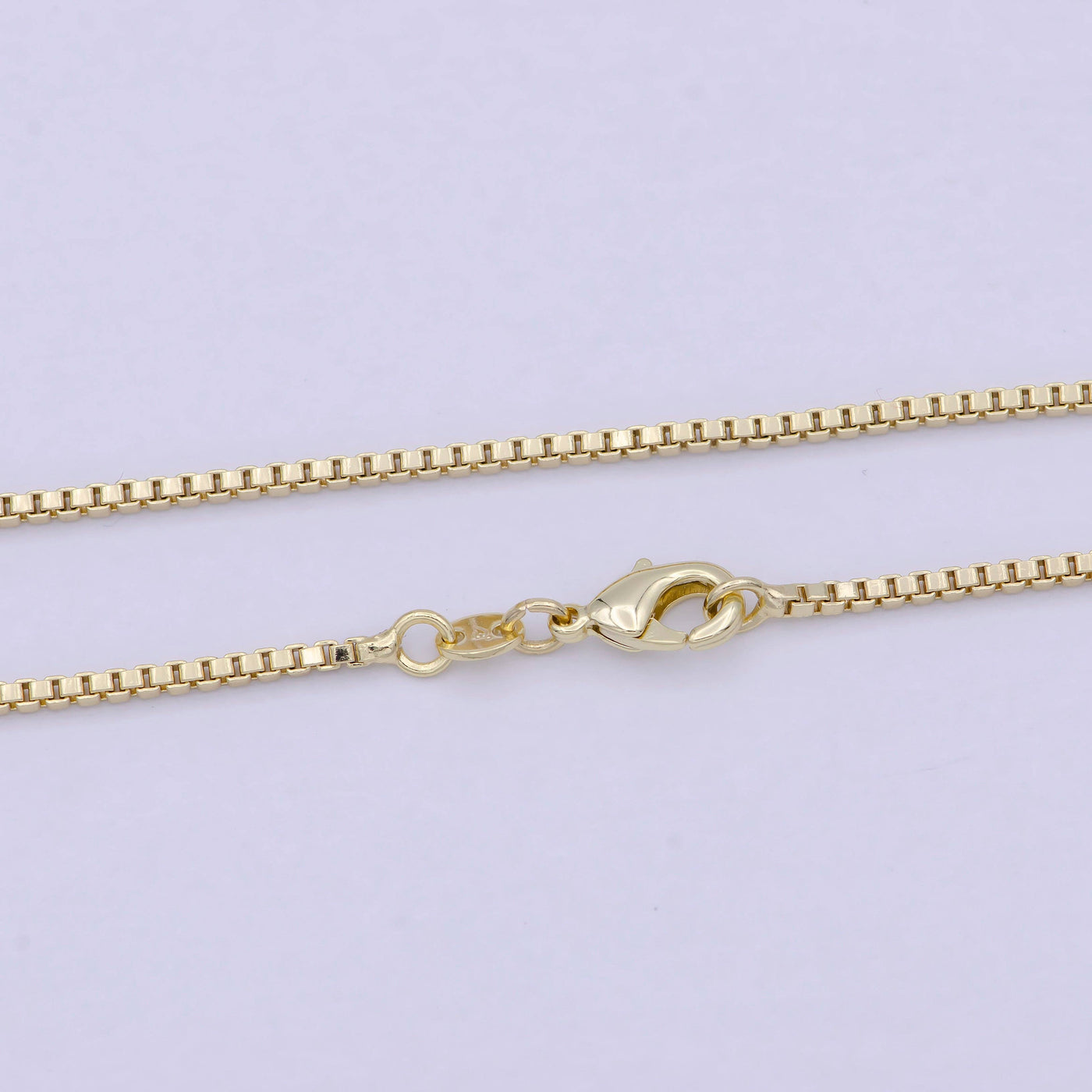 Flat Box Chain Necklace