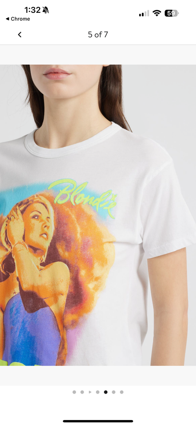 Blondie Atomic Ringer Tee