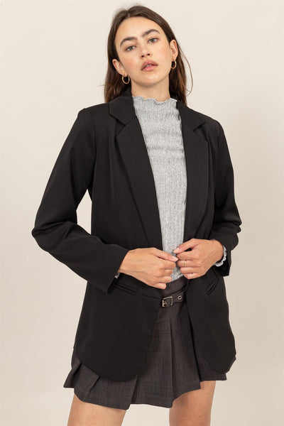 Classic Open Front Blazer