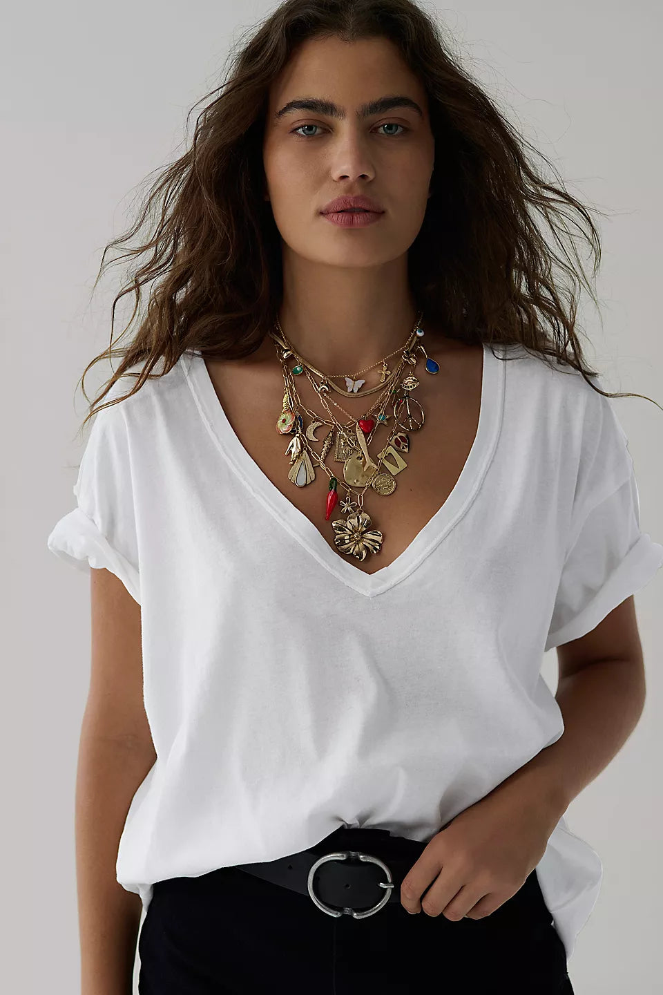 Nina Tee V Neck | Free People