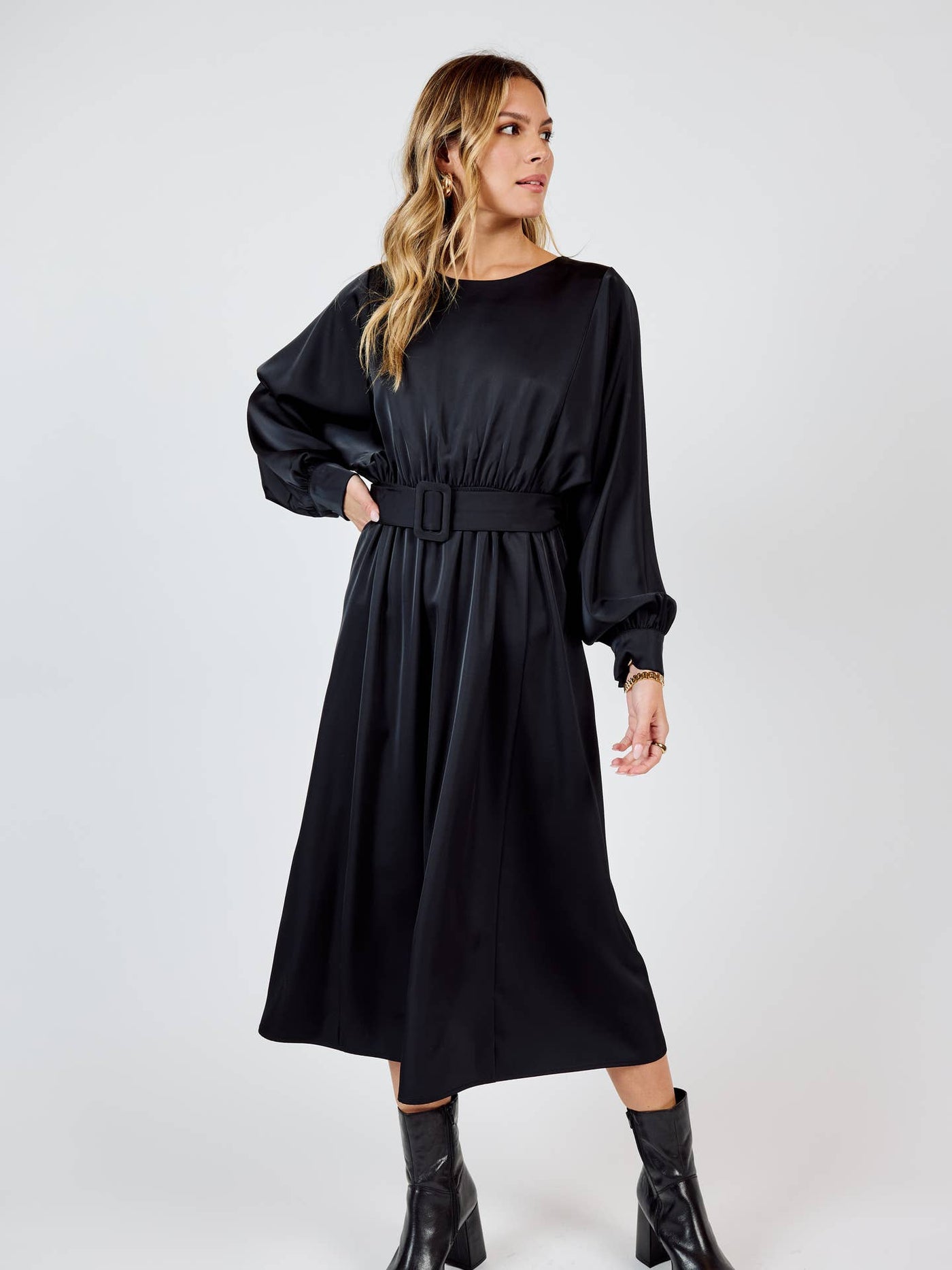 Julia Belted Dress