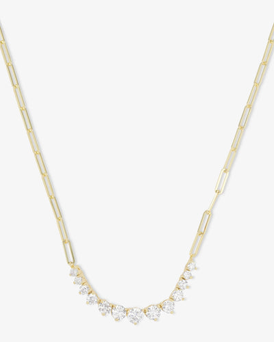 Not Your Basic Graduated Samantha Tennis Necklace | Melinda Maria