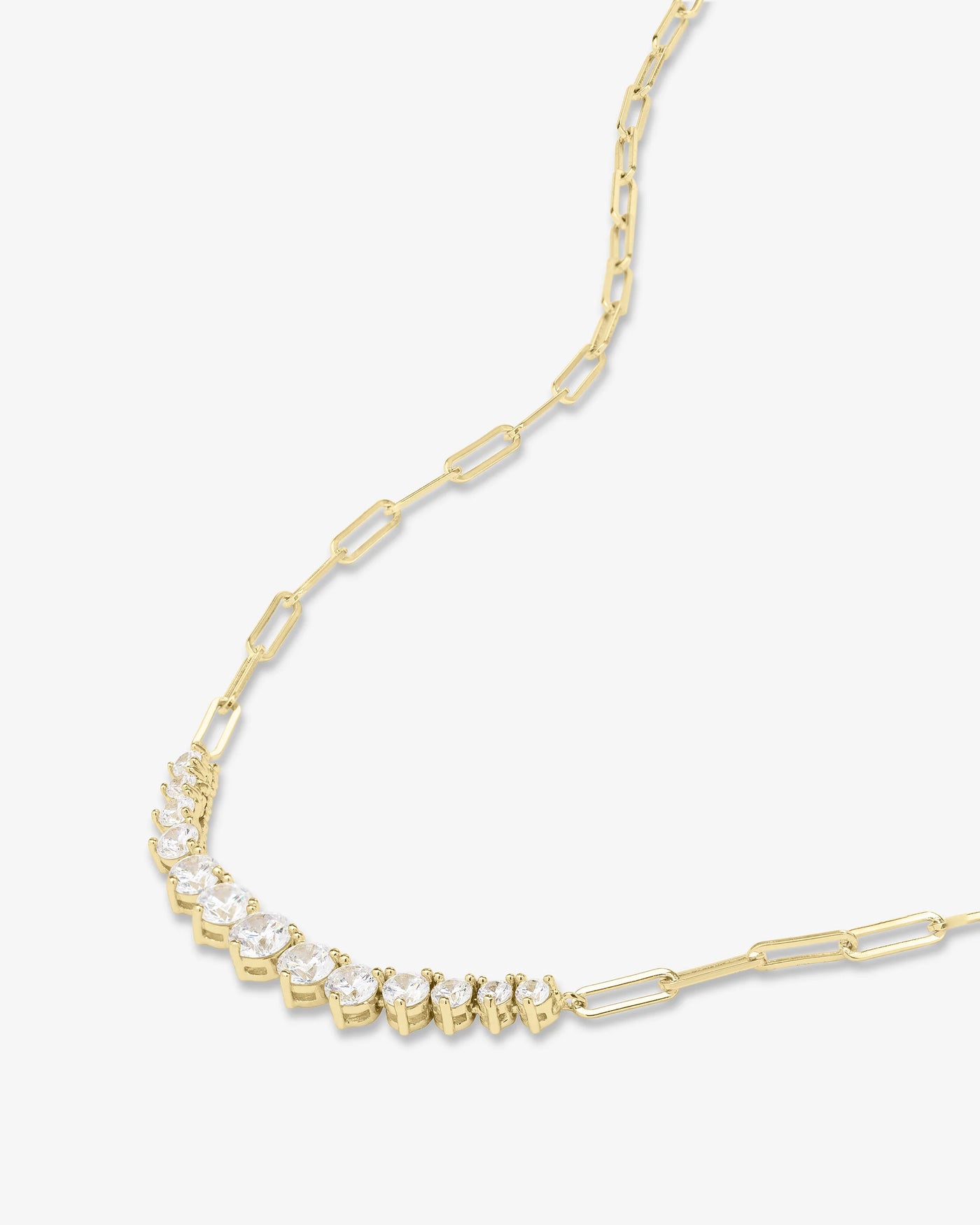 Not Your Basic Graduated Samantha Tennis Necklace | Melinda Maria