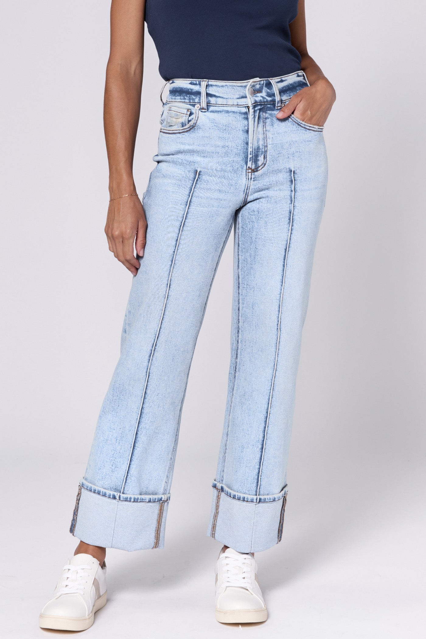 Holly High Rise Cuffed Jean | Dear John