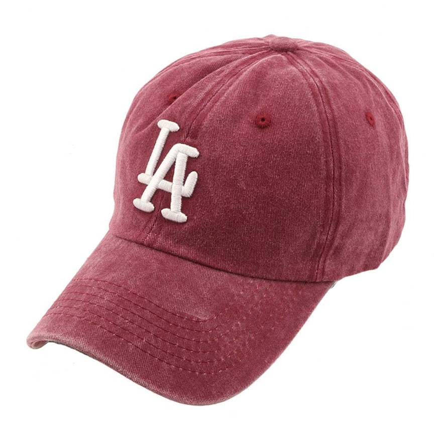 LA Embroidery Pigment Baseball Cap