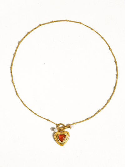 Havana Vintage Heart Chain Necklace