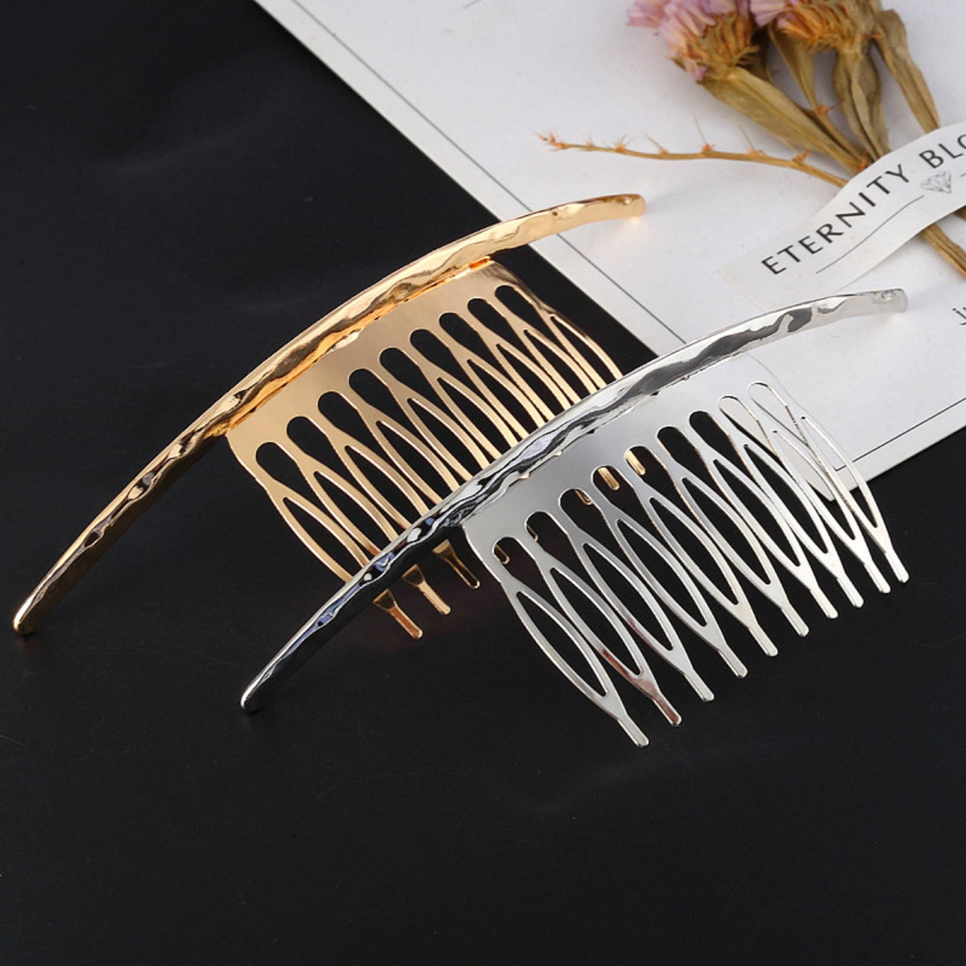 Metallic Gold Hair Comb