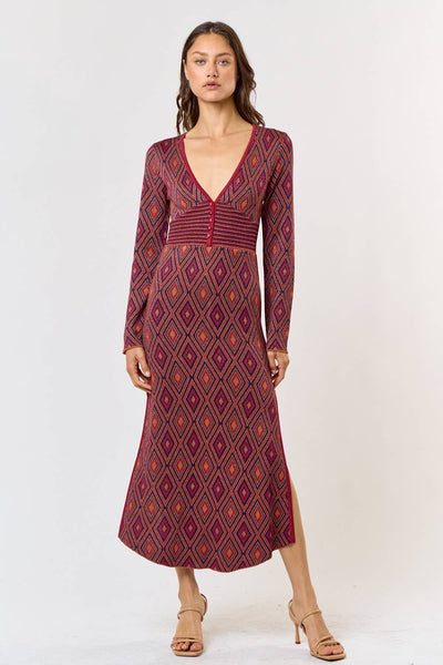 Hayworth Jacquard Dress