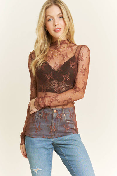 Lala Lace Layering Top