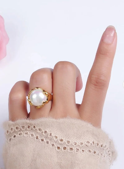 Pearl Flower Ring