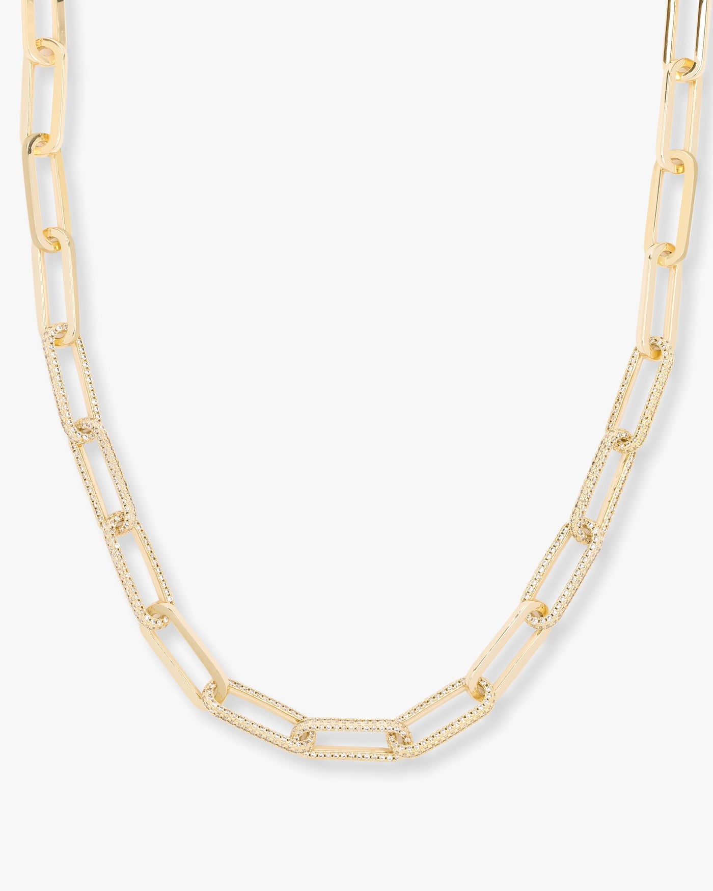 Carrie Pave Chain Necklace