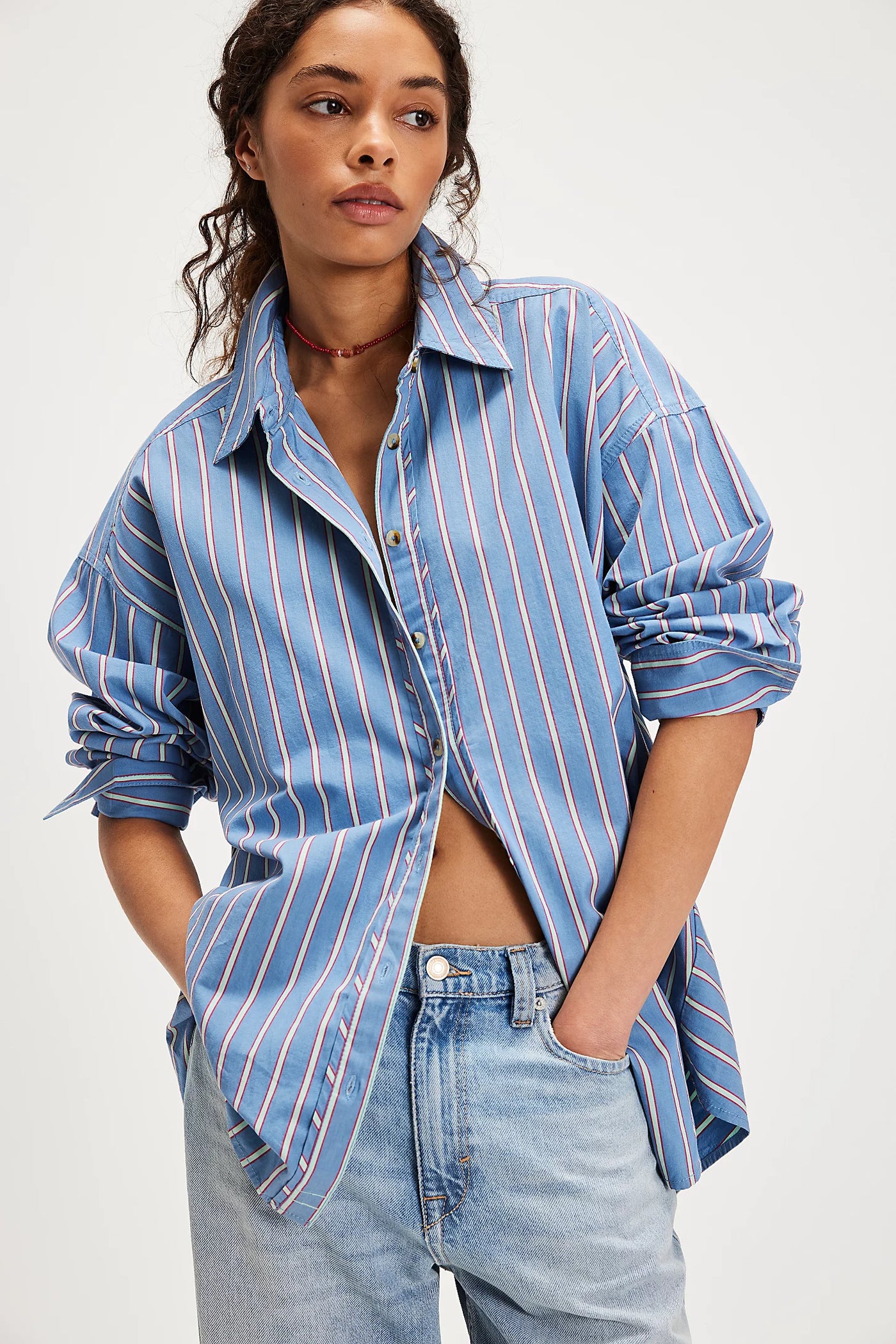 Striped Varsity Vibes Shirt