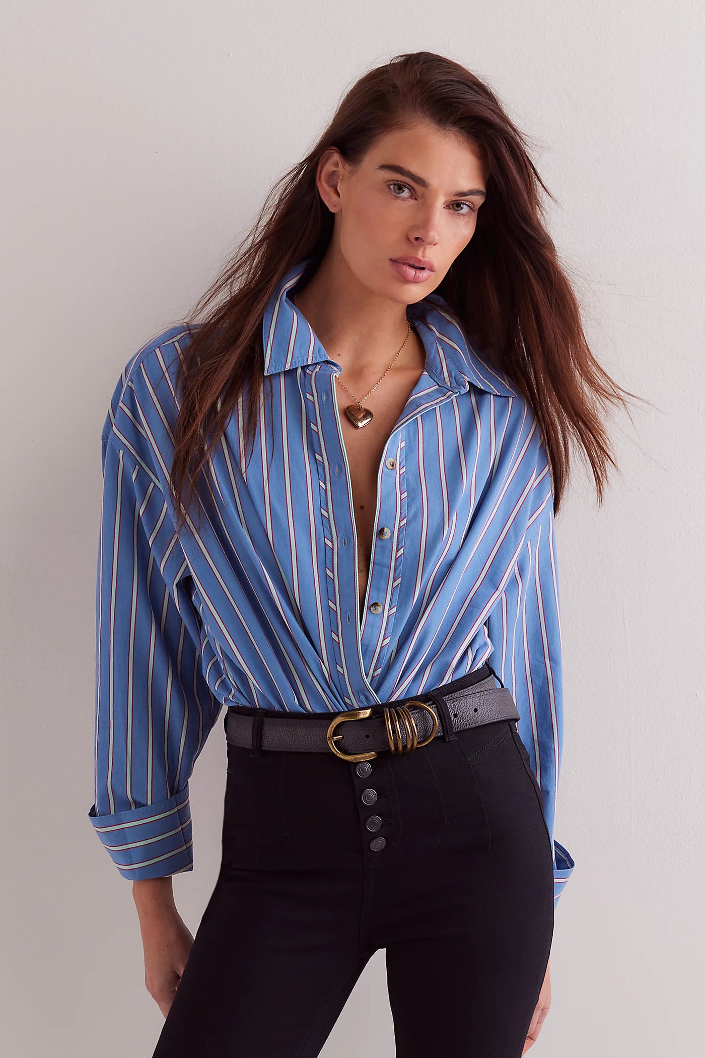 Striped Varsity Vibes Shirt